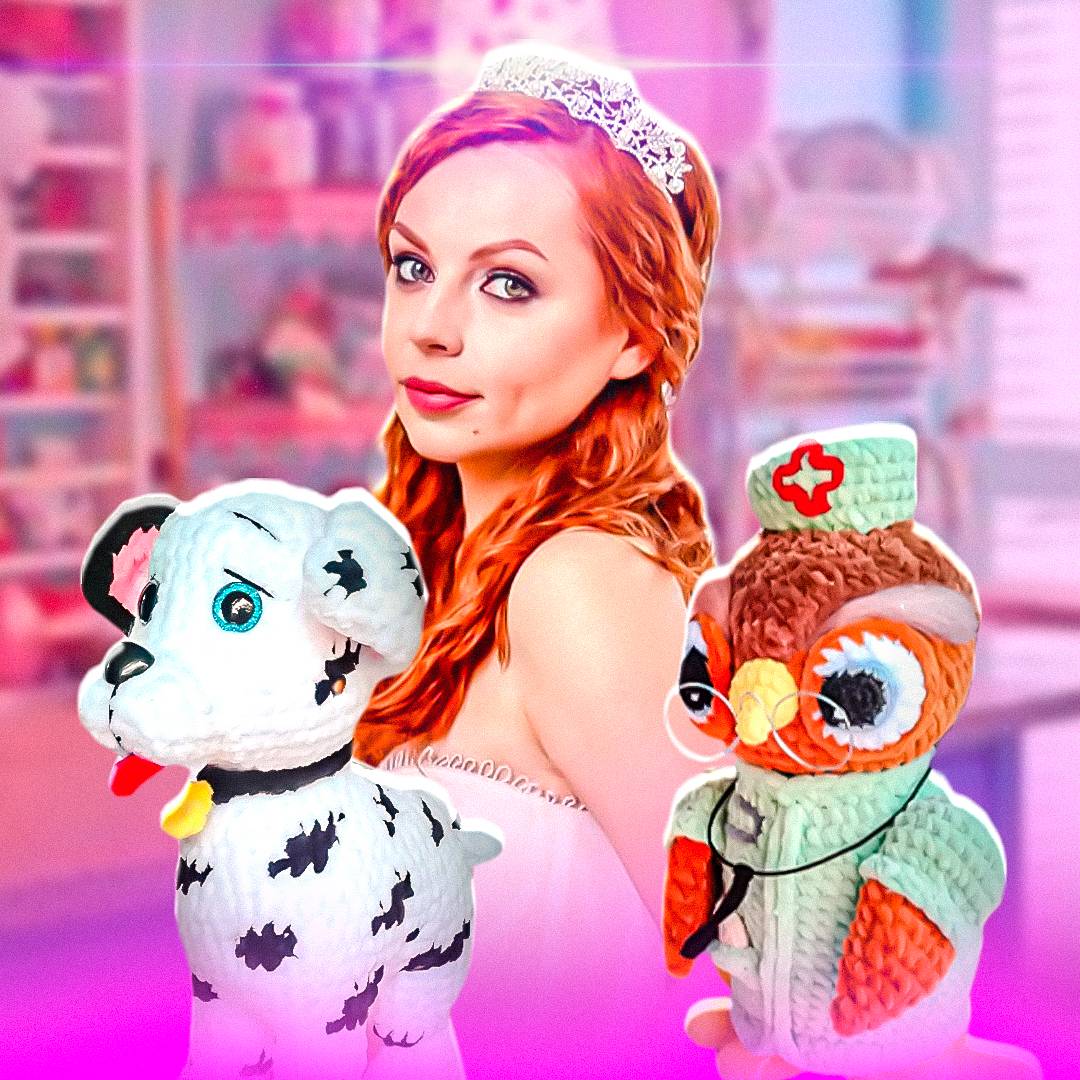 Иконка канала Дина Бондарь. Вязание плюшевых игрушек