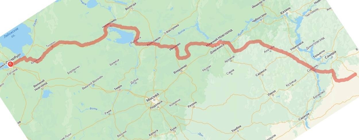 Велопутешествие Питер-Самарская область лето 2022