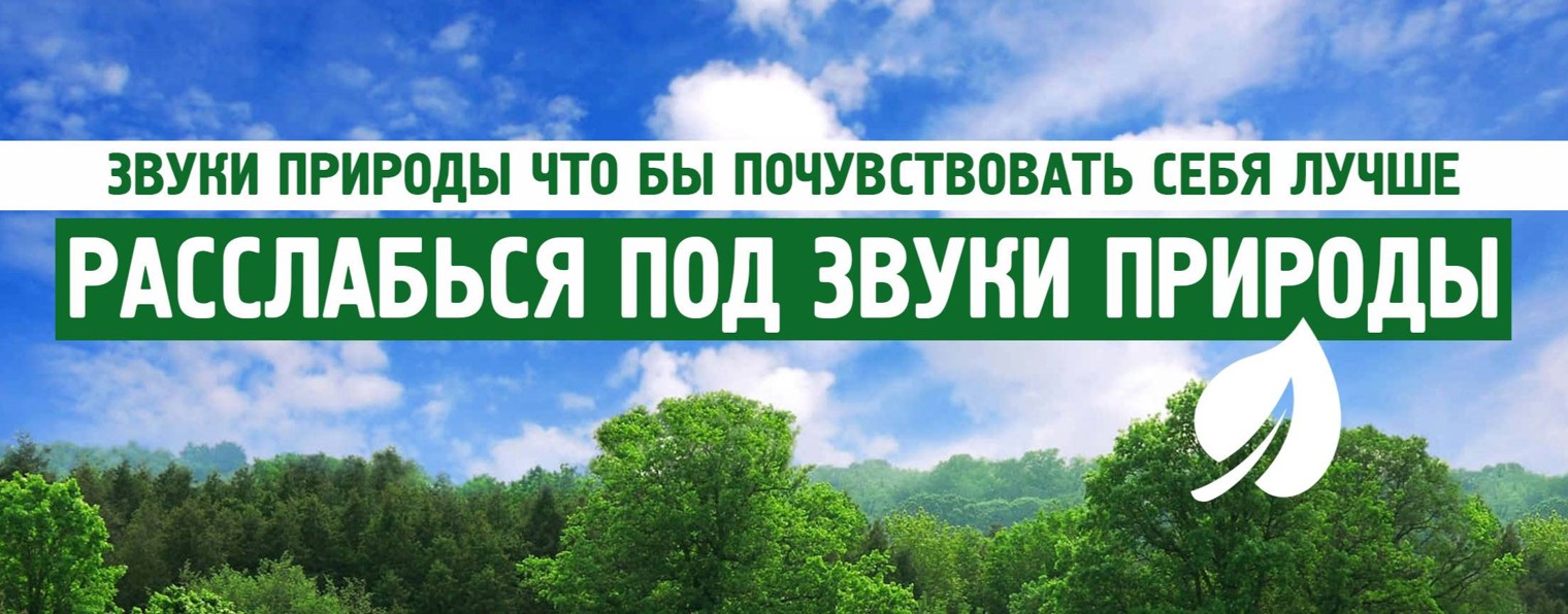 Расслабься под звуки природы