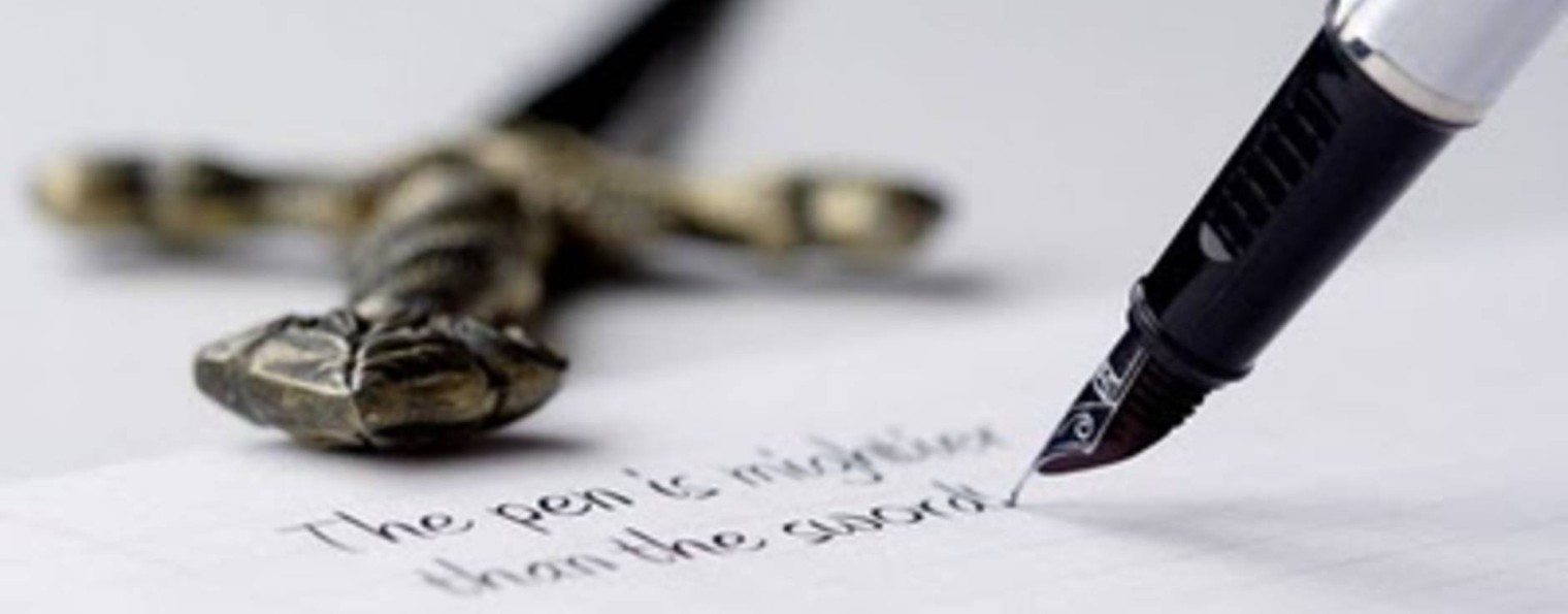 Пером как шпагой