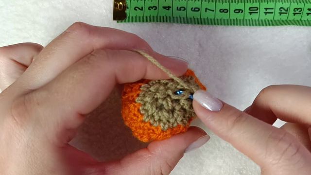 Осенняя гирлянда "Тыковки" крючком