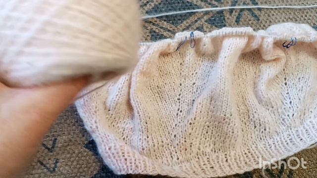 вязовлог// готовая работа// на спицах// новая пряжа//