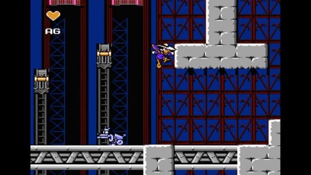Dendy (Famicom,Nintendo,Nes) 8-bit Darkwing Duck уровень 6