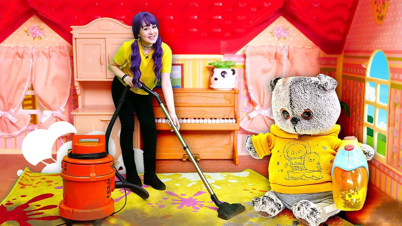 Видео для детей - Дымок и Пылесос - Развивающее видео и игры готовка