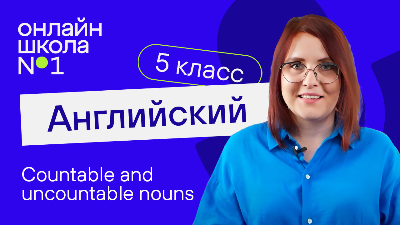 Countable and uncountable nouns. Урок 15. Английский язык 5 класс