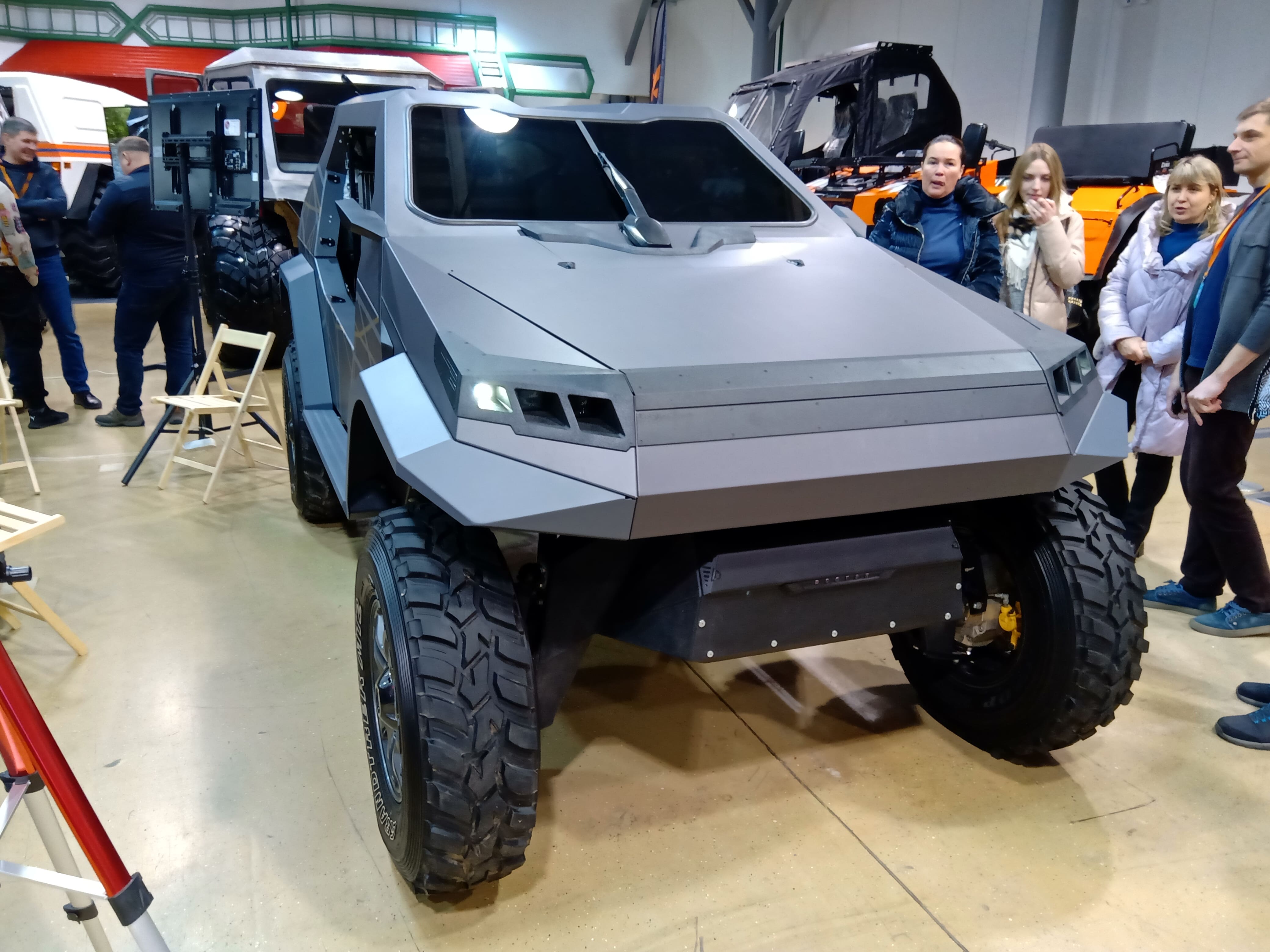 Эковездеход "Восток": мирное название, боевая суть - Первый вседорожный русский электромобиль