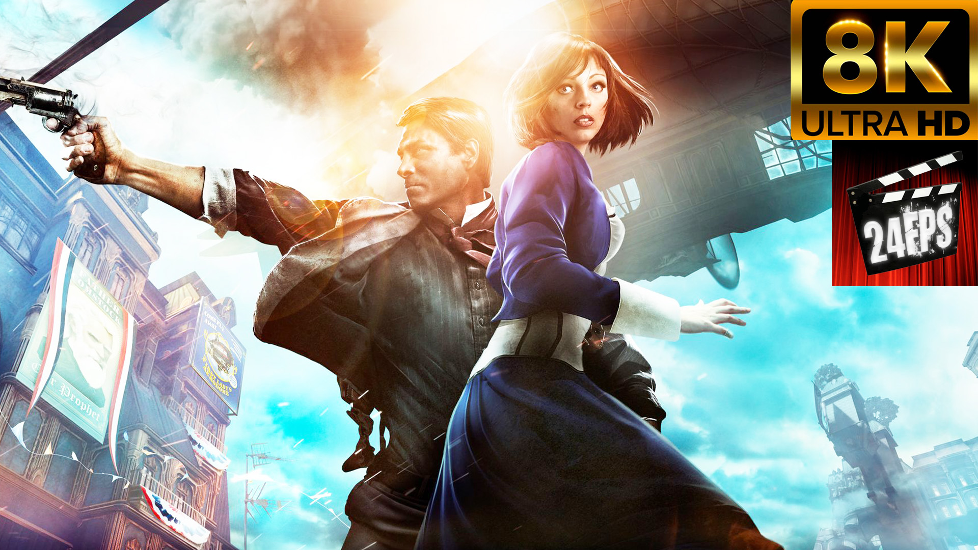 BioShock Infinite - All Trailers and Cinematics (  Special  8K)