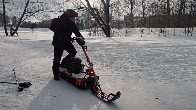 МОТОСНОУБОРД своими руками с ЛЫЖНЫМ модулем. (Релиз предстоящего видео)