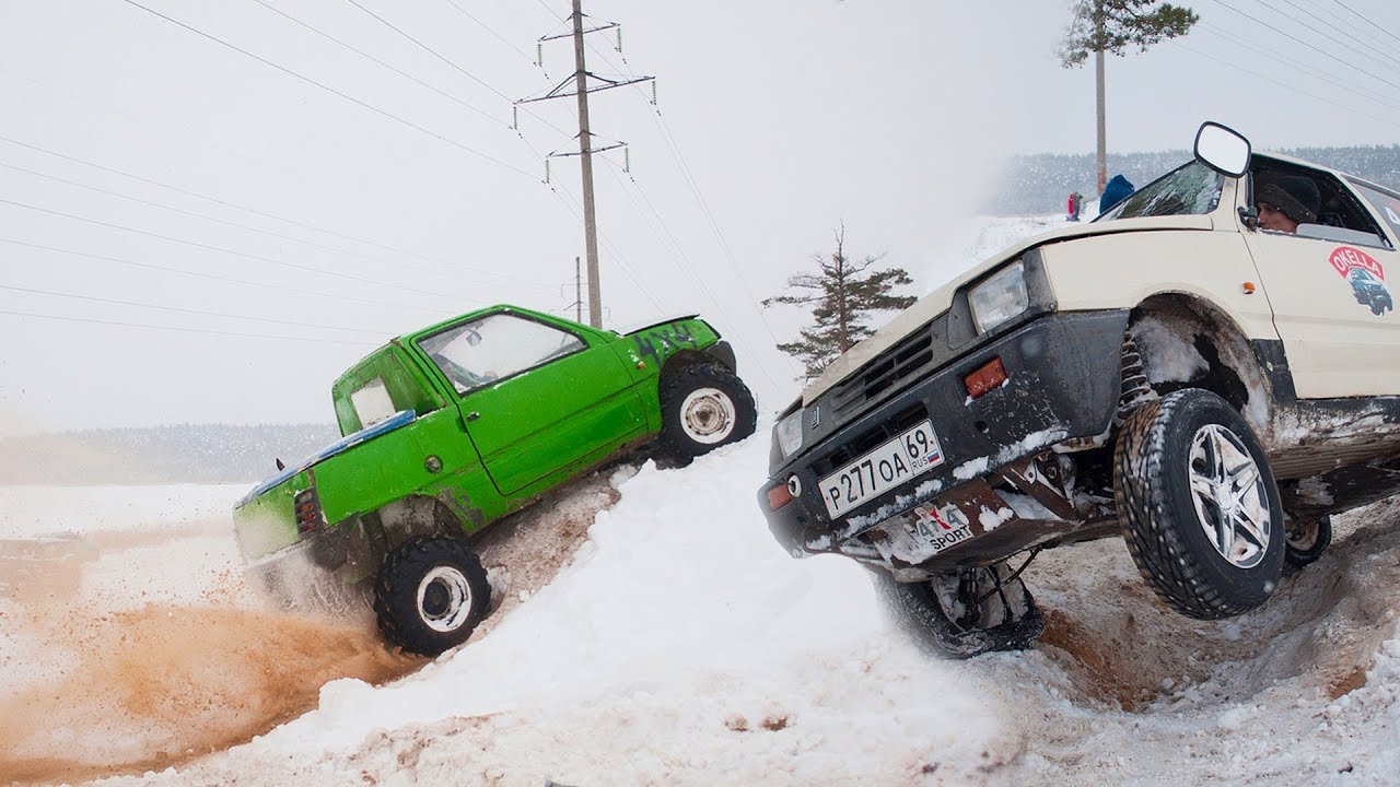 Битва РАЗРАБОТЧИКОВ! "ОКА 4х4" против "ОКИ 4х4". Ушатали полноприводную Океллу. Не Тормози.