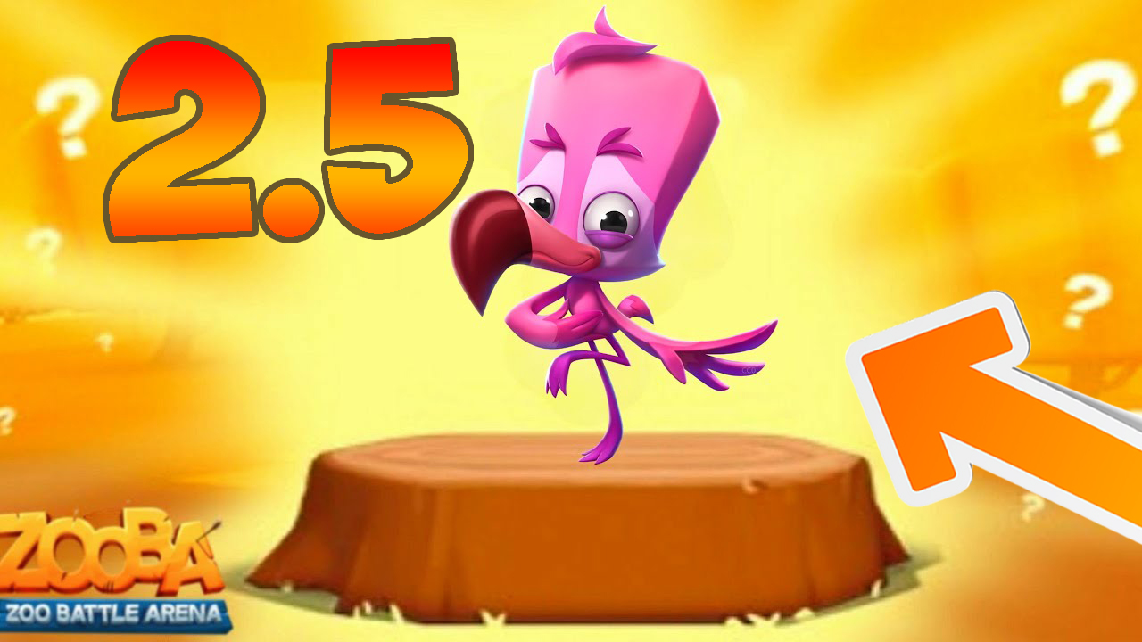 ZOOBA, ЗУБА Обновление 2.5! Фламинго НОВЫЙ ПЕРСОНАЖ Zooba ZOO BATTLE ARENA, ЗООПАРК БИТВА АРЕНА