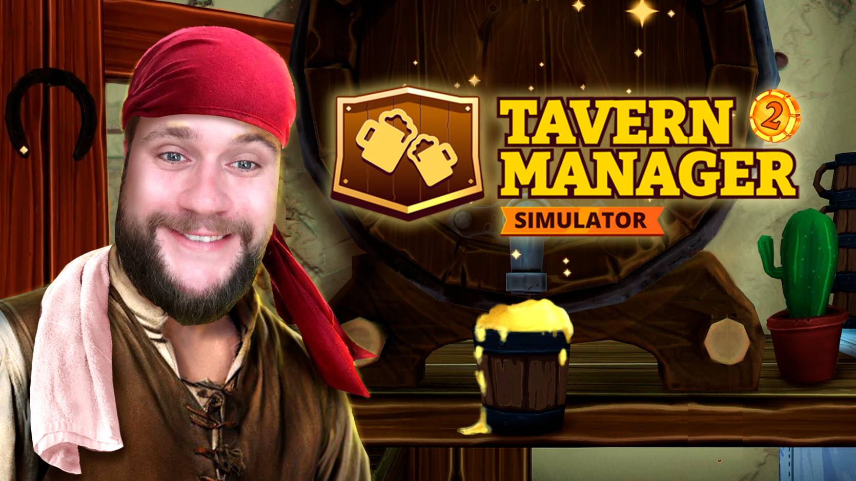 Кактус, деньги, две подковы // Tavern Manager №2