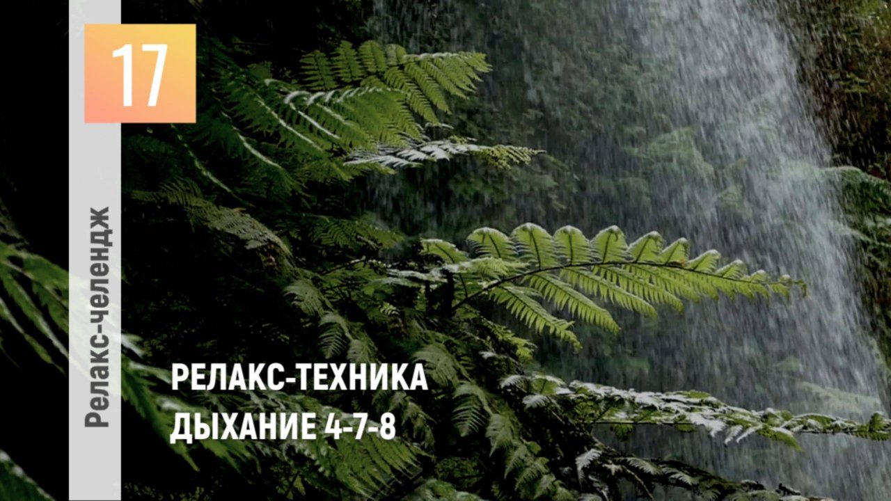 День 17: Отпуск для души. Перезагрузка. Дыхание 4-7-8