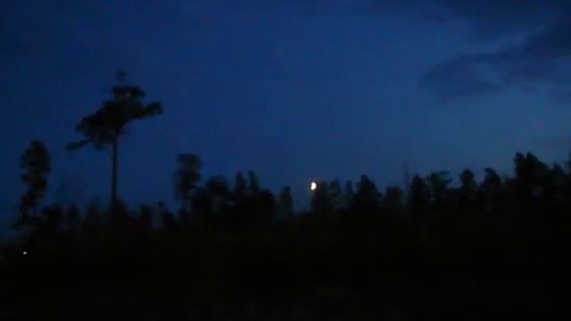 Ориентирование по Луне и часам (практический пример 1)