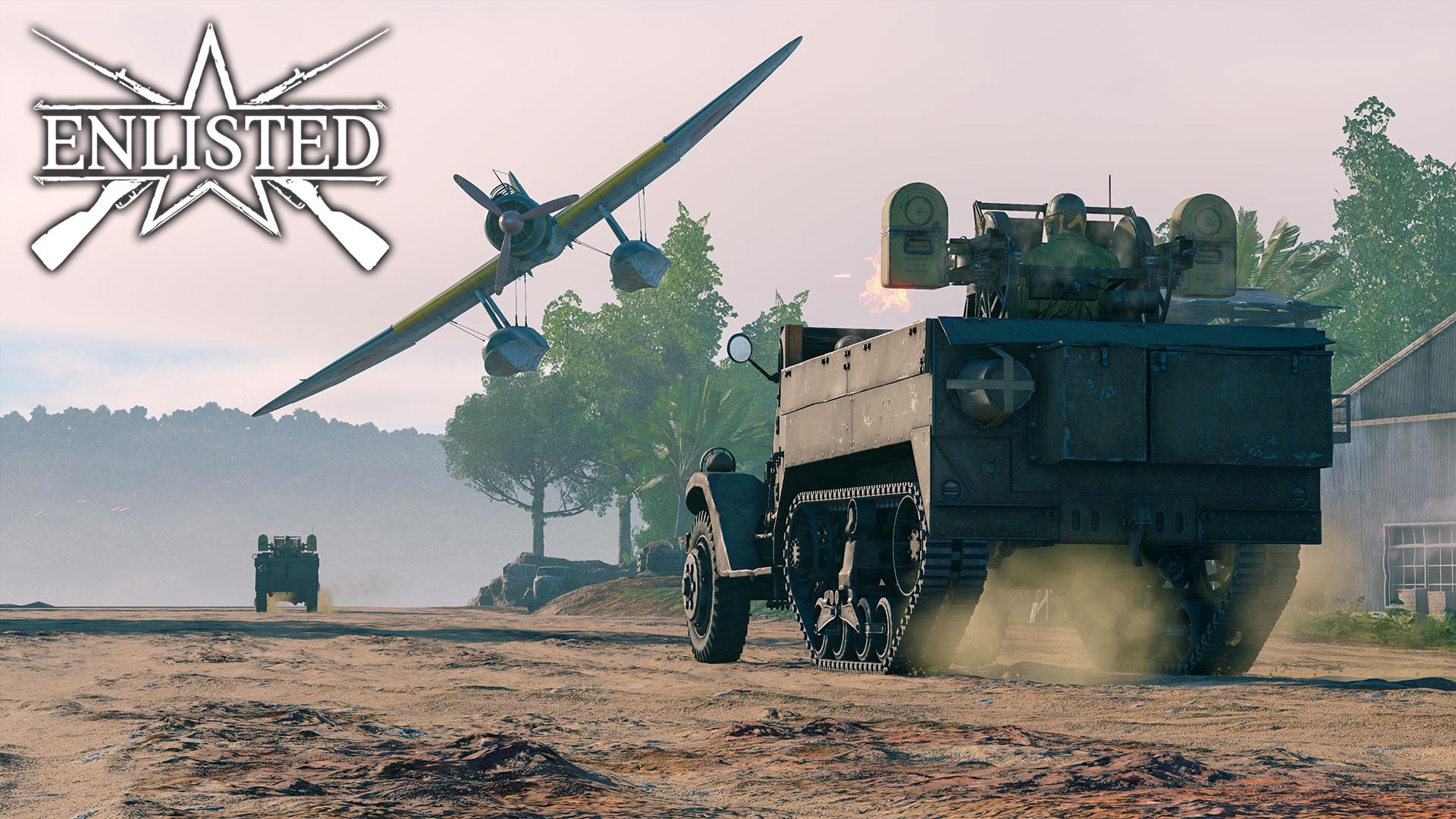 Enlisted - Гавуту Юг (Уничтожение) Битва за Тихий океан (Без комментариев)