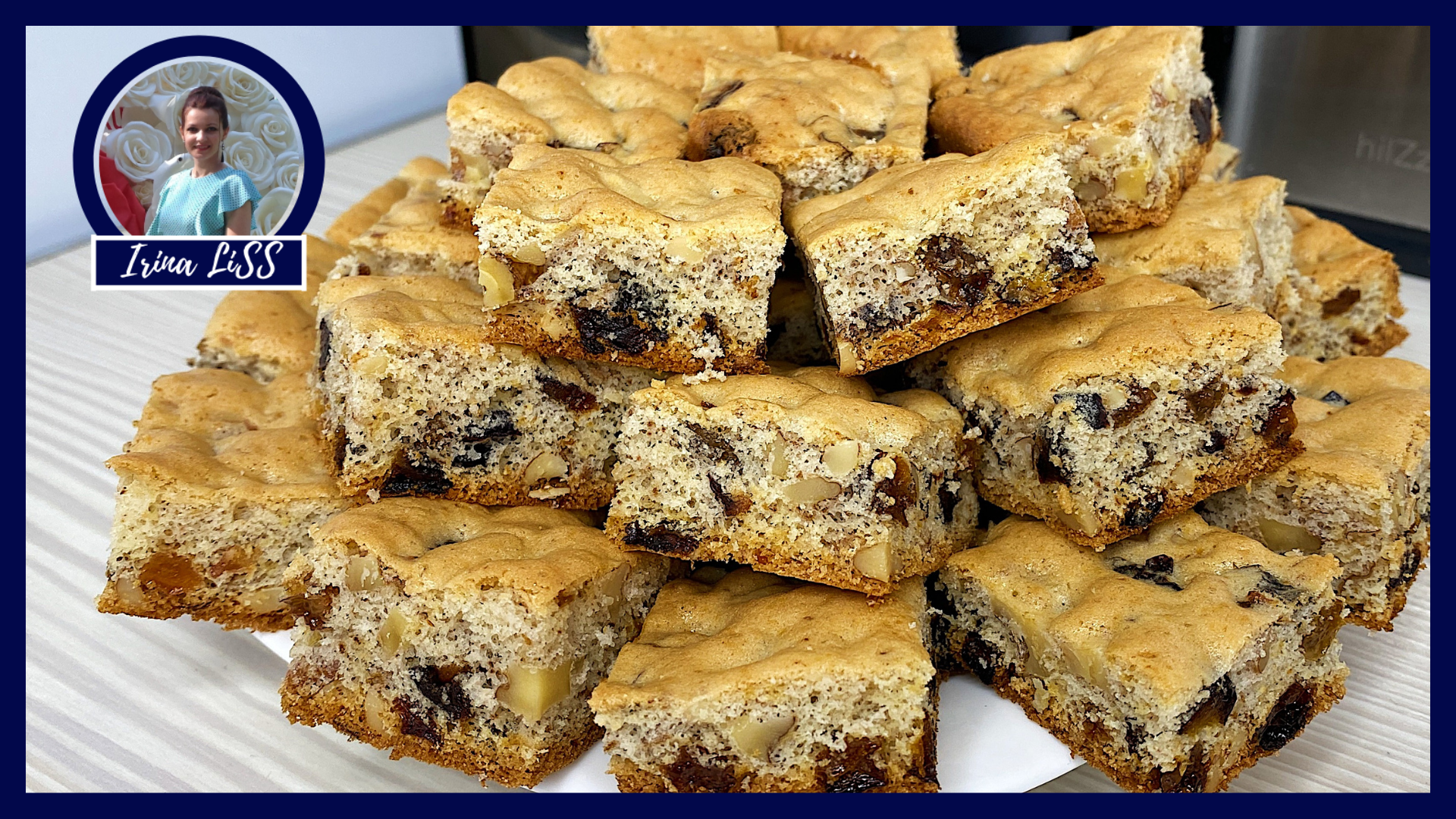 Печенье «Мазурка» вкуснее магазинного! Простой Классический рецепт с изюмом и грецкими орехами