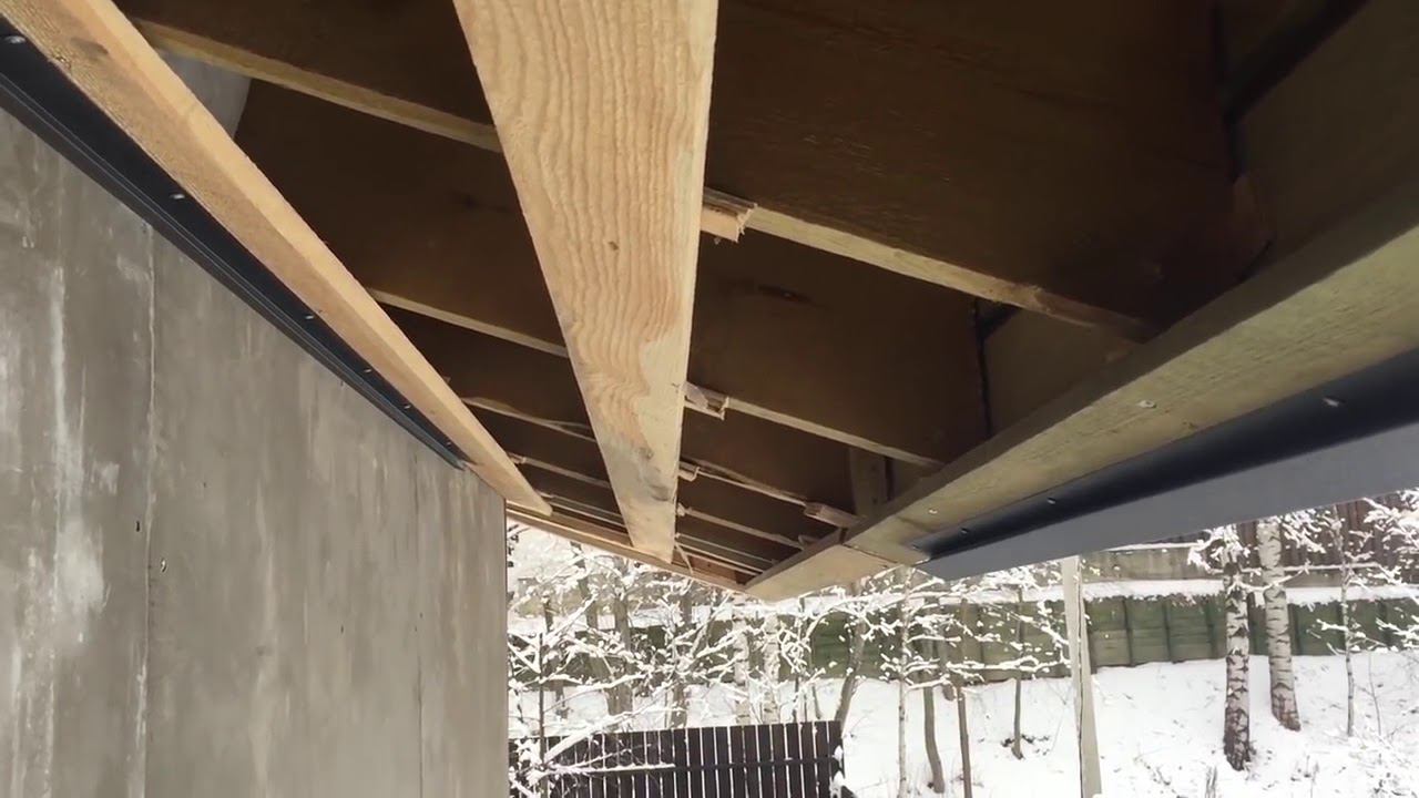 Монтаж металлического софита. Полезные советы строителя.