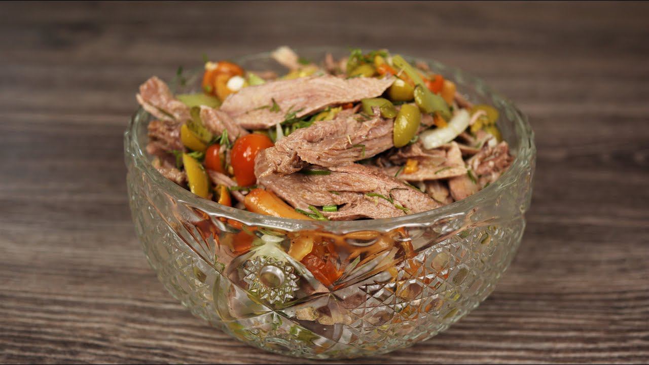 Закусочный салат для ХОРОШЕГО ЗАСТОЛЬЯ. Особенно МУЖЧИНЫ его ОЦЕНЯТ