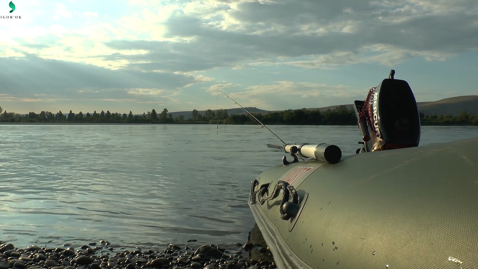 Щука на воблер. Рыбалка с лодки. Прогулка по реке Туба.mp4