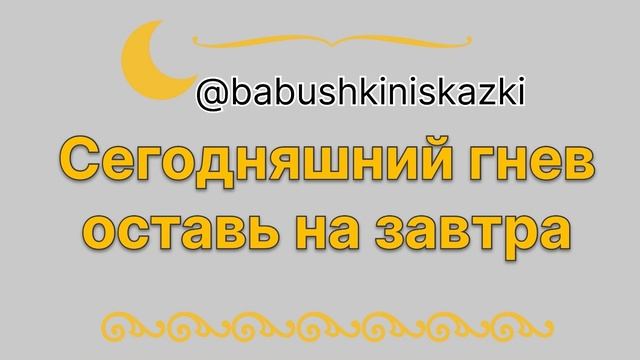 “Сегодняшний гнев оставь на завтра». 1 марта 2024 г.