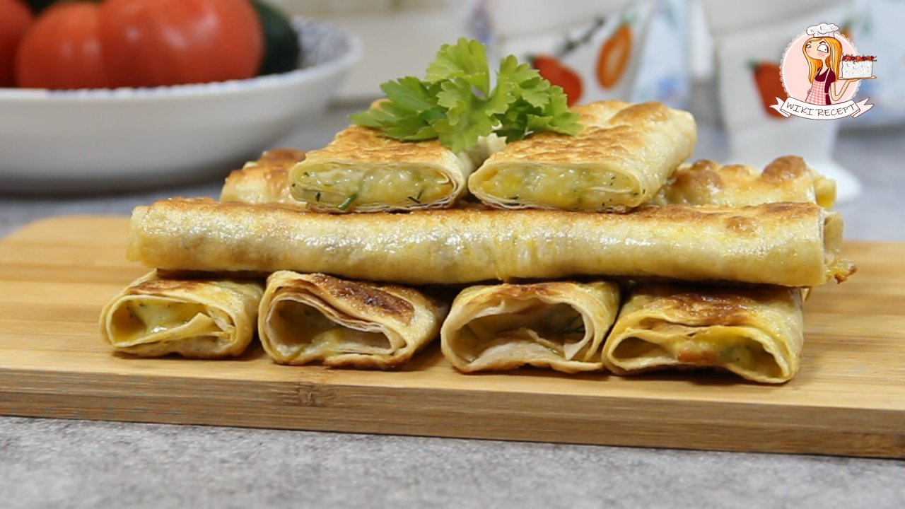 КОНВЕРТИКИ из ЛАВАША с СЫРОМ и ЗЕЛЕНЬЮ - вкусный завтрак или перекус. Быстрый рецепт