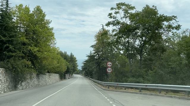 Гаспра пгт. Алупкинское шоссе. От Ливадии до "Ласточкина дворца". 08.09.2024. Крым. Crimea.