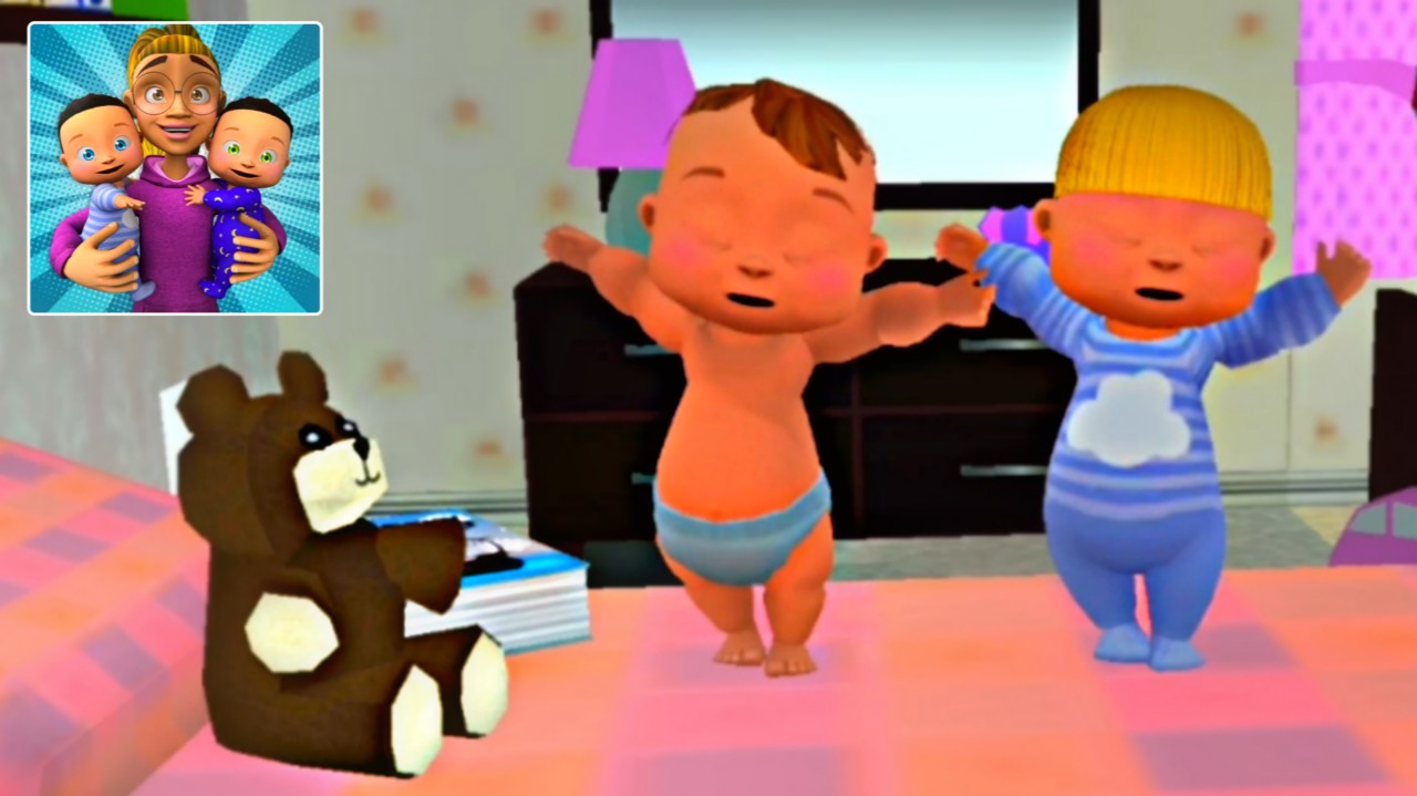 ИГРА про Близнецов #2 - Симулятор Няни - Мульт игра для детей