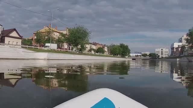 На сапборде с Кутума на канал Варвация, Астрахань