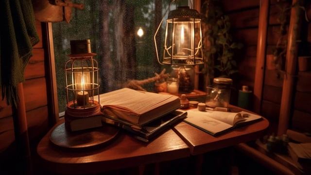 #3_ВИНТАЖНАЯмузыка / УЮТ в дождливый ВЕЧЕР / ЗВУК дождя за ОКНОМ / АСМР...