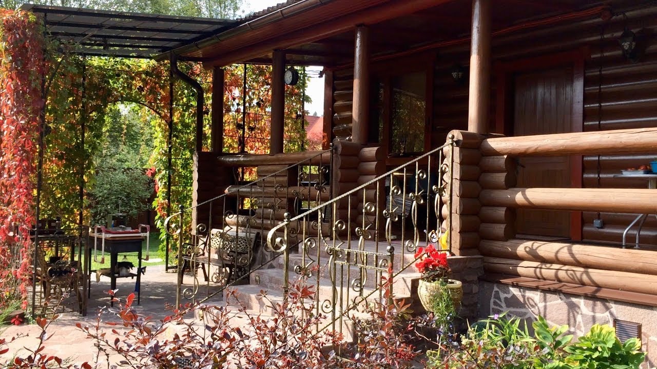 ДАЧНОЕ СТРОИТЕЛЬСТВО. НОВОЕ КРЫЛЬЦО/КОВАНЫЕ ПЕРИЛА/ПОКРАСКА ДОМА/ВОДОСТОКИ/БЕСЕДКА. ДАЧНЫЙ КРЕАТИВ.