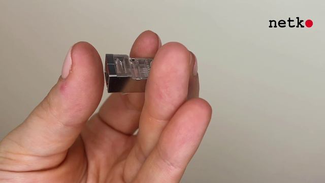 65327 Коннектор RJ45 (8p8c) cat.5е, со сквозным отверстием (сквозной), экранированный, NETKO Optima