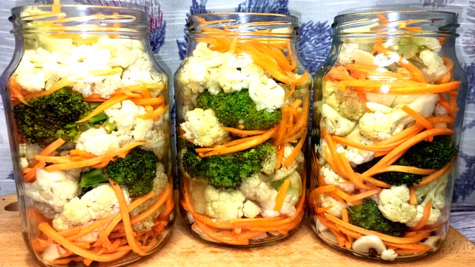 Уже 10 лет ТАК ДЕЛАЮ ! Обалденная заготовка НА ЗИМУ из🥦 🥕 🥦Цветной Капусты и Брокколи с морковью