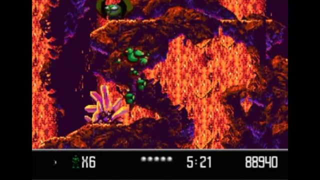Sega Mega Drive 2 (Smd) 16-bit Vectorman 2 Scene 6 Magma P.I.