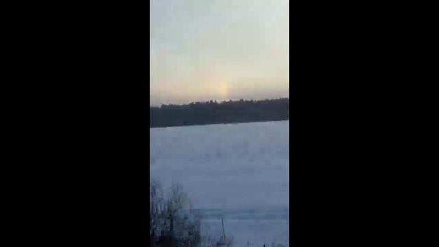 Радуга зимой Shorts московская область 22 декабря 2021 года
