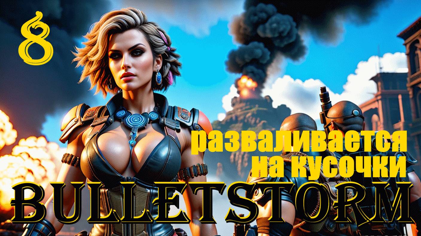 РАЗВАЛИВАЕТСЯ НА КУСОЧКИ - BULLETSTORM FULL CLIP EDITION - ПОЛНОЕ ПРОХОЖДЕНИЕ НА РУССКОМ #8