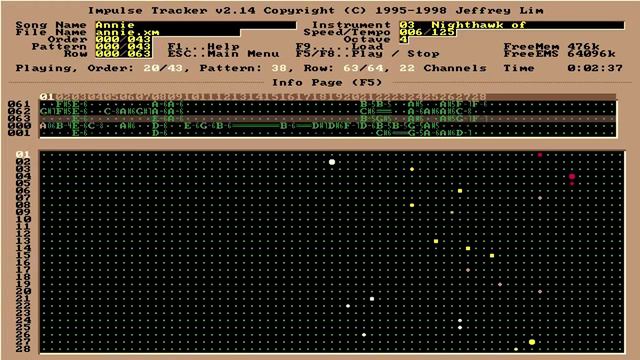 Screamtracker music. Nighthawk. TP, PFS - Annie.