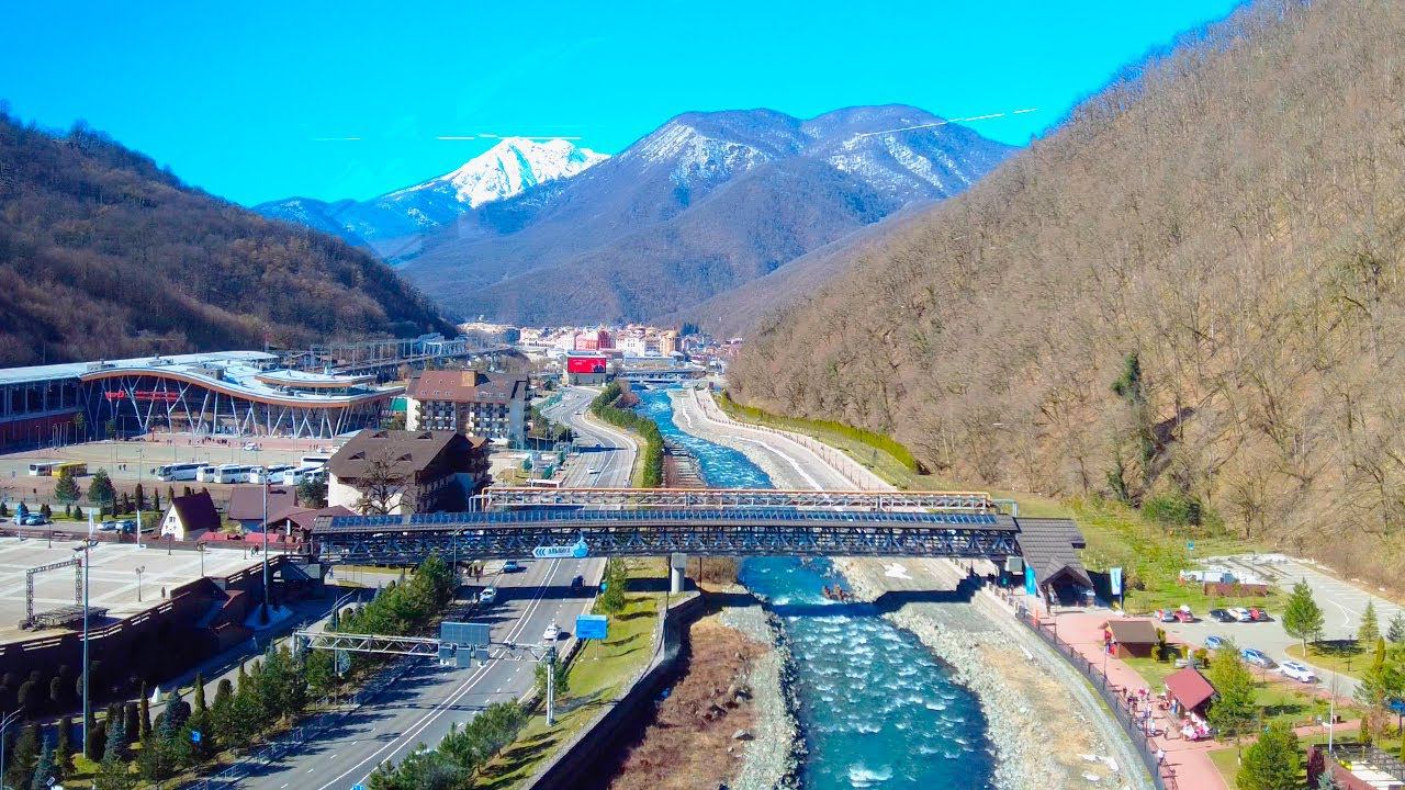 Walking in Sochi | Красная Поляна. Курорт Газпром Поляна: Галактика и Лаура |4K| (February 24, 2024)