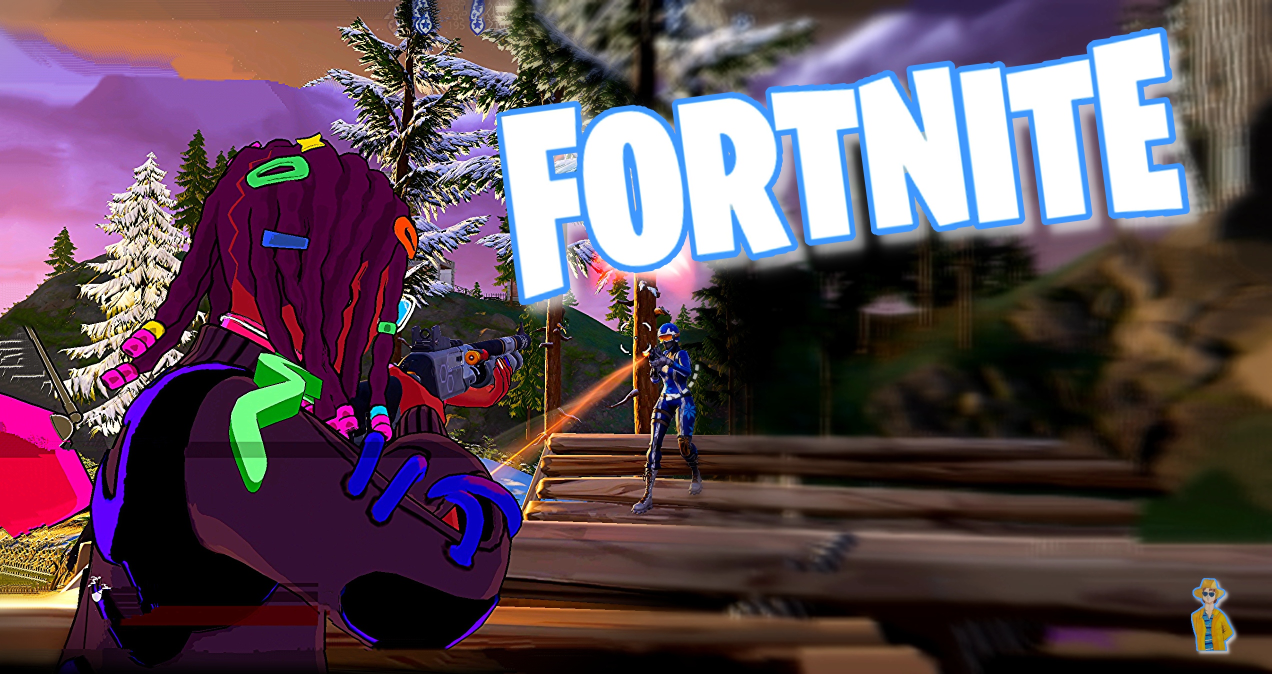 Просто, катка в  Фортнайт.