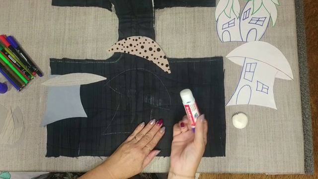 Лоскутная корзинка для рукоделия.(2022г)