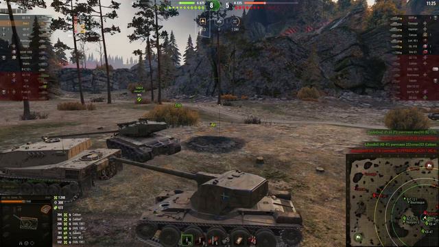 World of Tanks  Emil 1 показалось что интересный бой