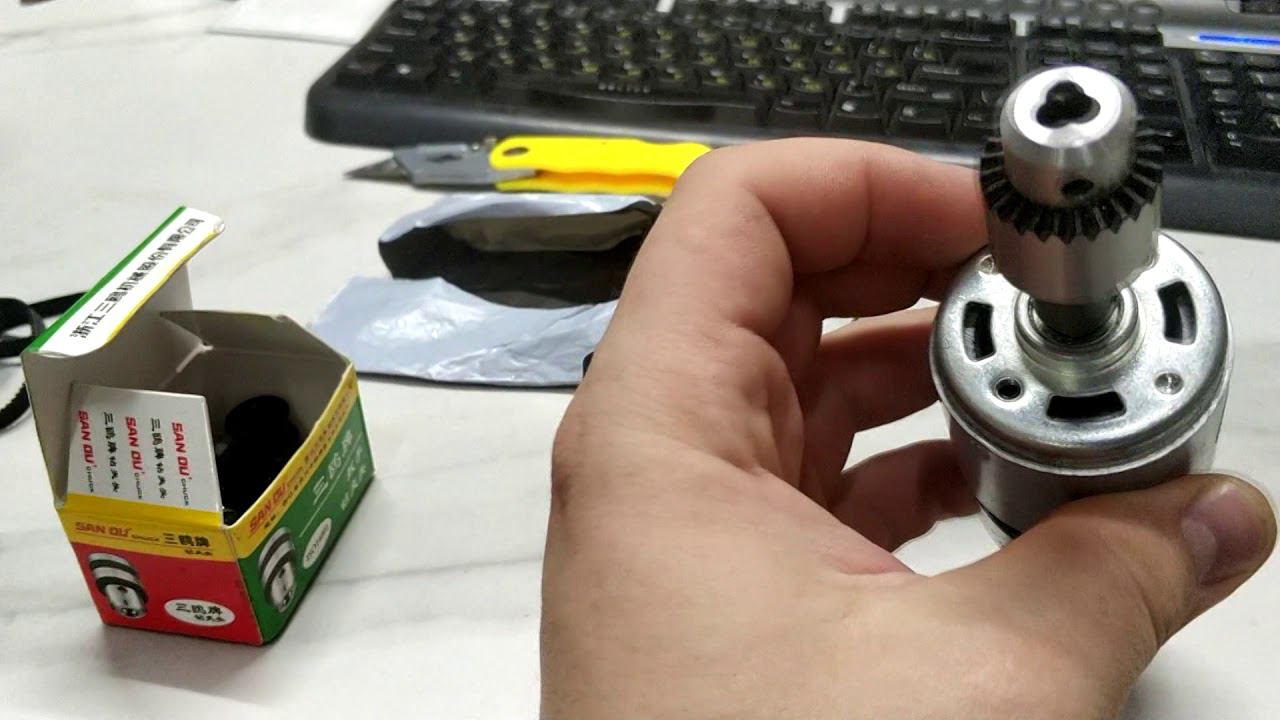 Переходник на патрон 0.3-4мм С диаметром посадки 5 мм. Для 775 двигателя.