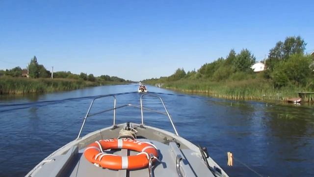 Катер Бычок. Большой поход 2023. Серия 4 (От Свирицы до Балтийца)