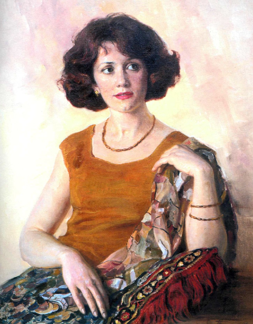 Вологодский художник Олег Бороздин (1929-2016) . Портреты.