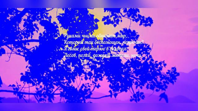 Стихотворение Ники Турбиной. Кто я?