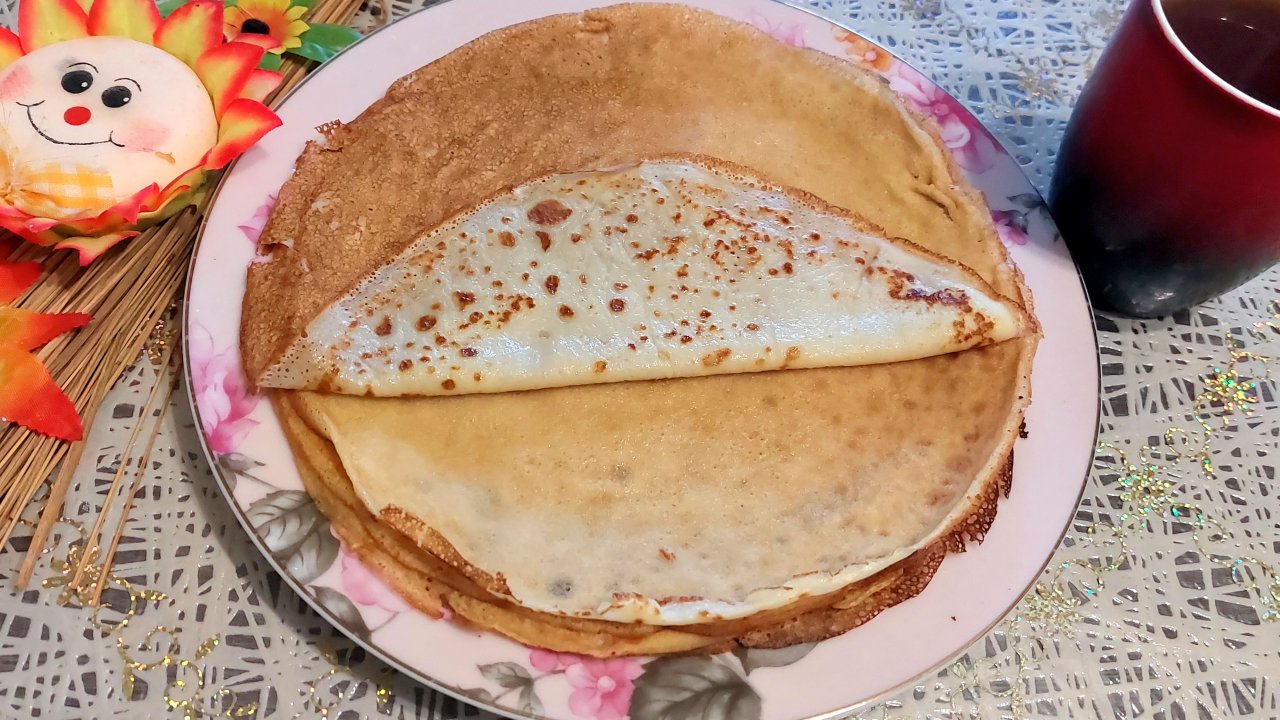 ЗАВАРНЫЕ БЛИНЫ НА КЕФИРЕ И МОЛОКЕ?