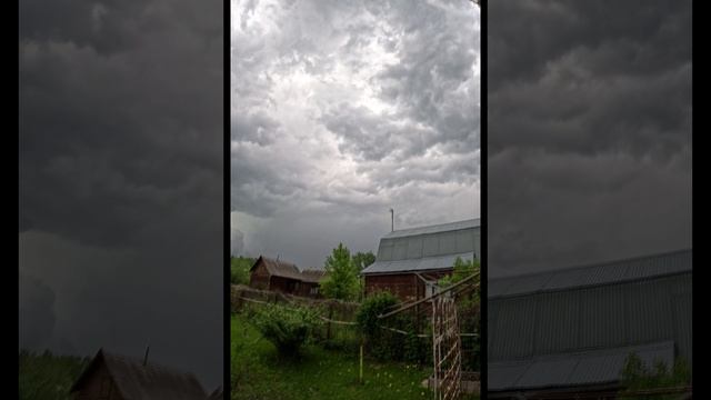 Первая гроза под конец мая