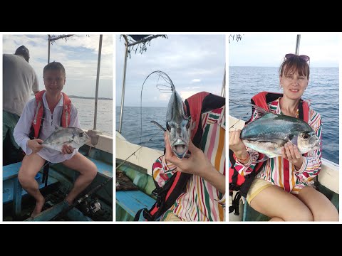 Экскурсия рыбалка. Хиккадува. Шри-Ланка. Индийский океан.