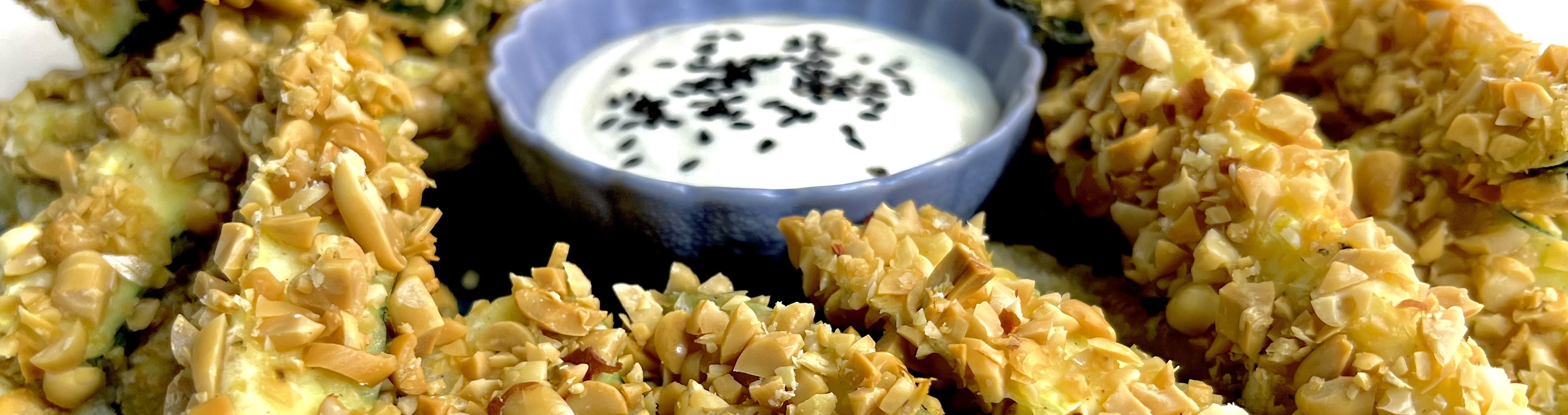 Хрустящий кабачок с арахисом- супер сочетание!