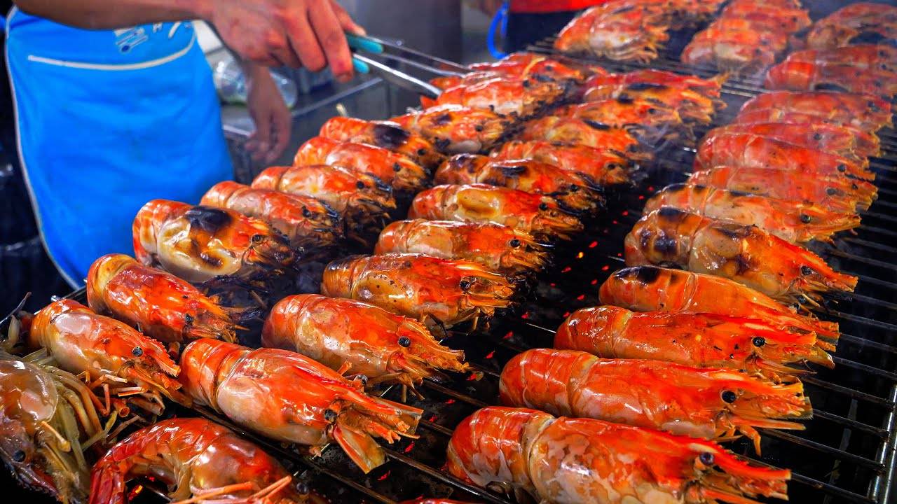 Самая популярная уличная еда в Бангкоке. Тайская уличная еда.