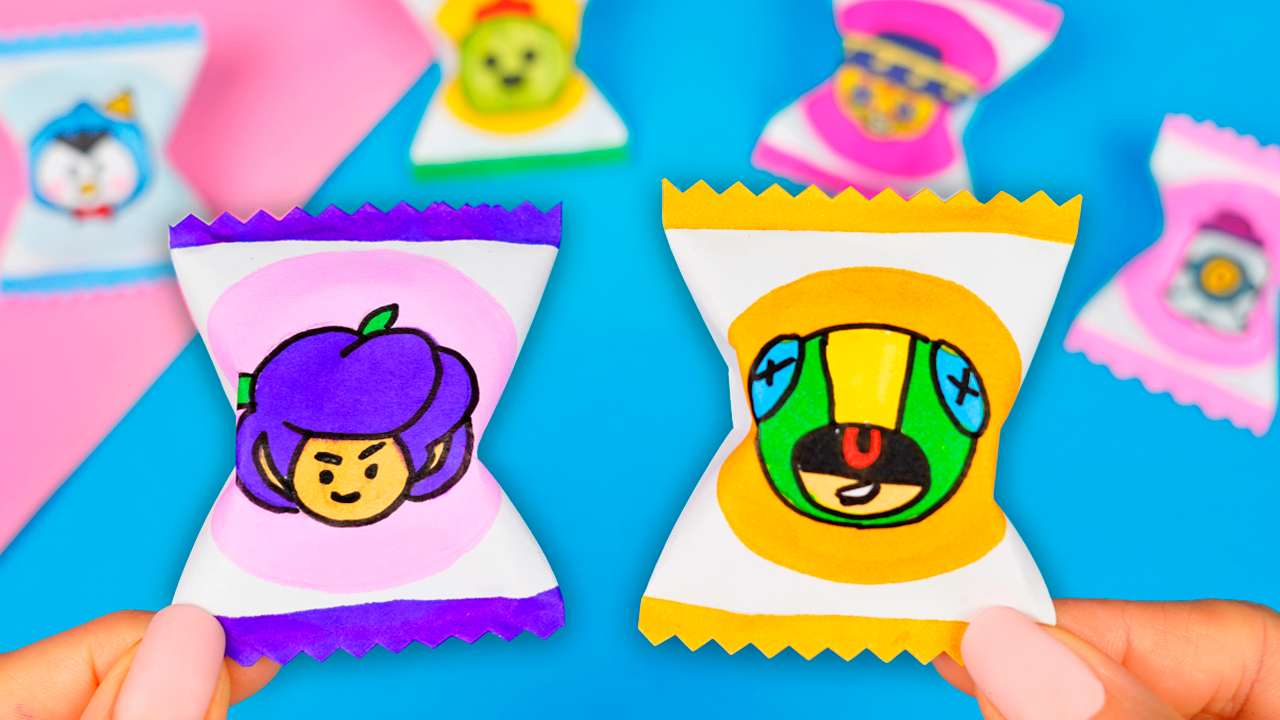 Бумажные сюрпризы Бравлы Как сделать коробку из бумаги своими руками Лайфхаки для школы