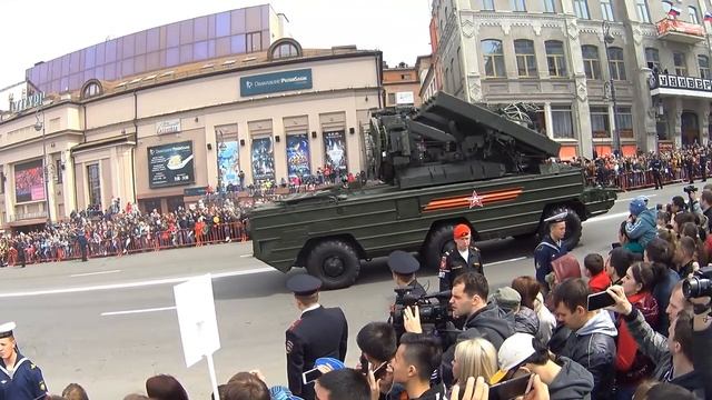 Владивосток 9 мая 2016 Парад военной техники.